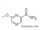 Molecular Structure of 68450-42-0 (Pyrazinecarbothioamide, 6-methoxy- (9CI))